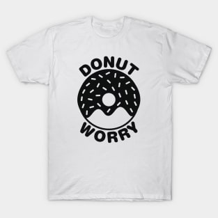 Donut Worry - Black T-Shirt